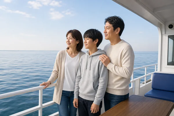 海洋散骨に子供を連れて行ける？年齢・東京湾の安全装備・首都圏の共働き家族の進め方【2026年版】のサムネイル画像